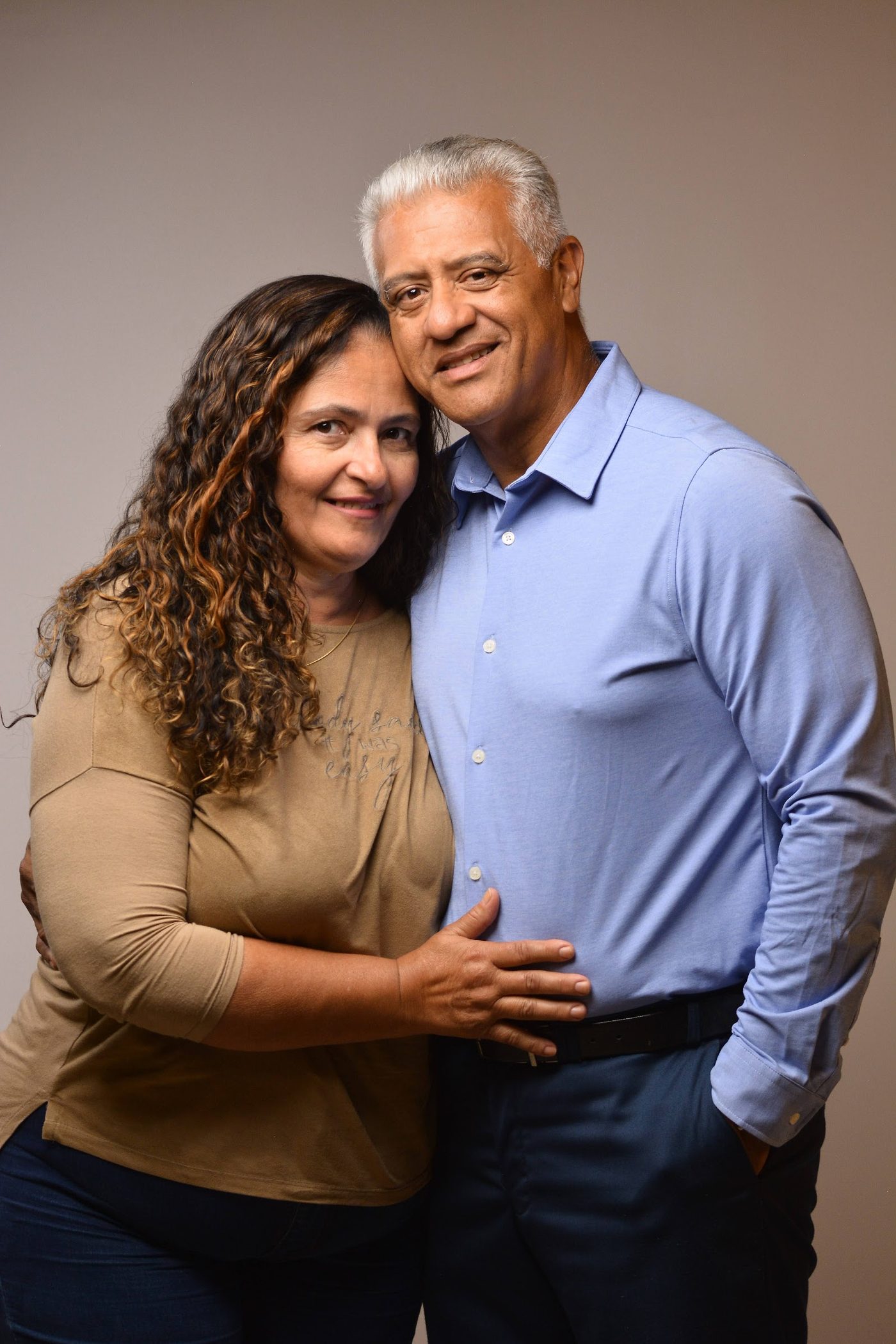 João Alexandre e a esposa lado a lado